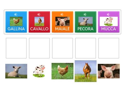 ANIMALI DELLA FATTORIA