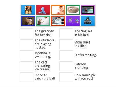 sentence picture match