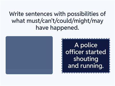 EXPANSION 2 UNIT 1 - PAST MODALS FOR POSSIBILITY AND PROBABILITY