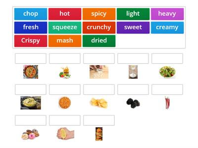 Empower B1+ Unit 6B - Food Vocab (Match up)