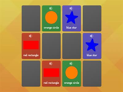 Shapes and Colors - Memory Game