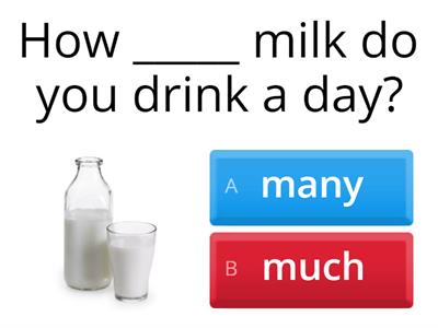 HOW MANY... ? vs HOW MUCH... ? questions