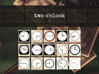 Telling the time