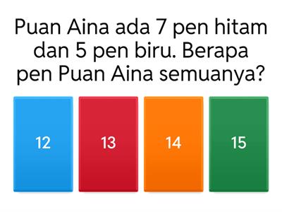 Tambah dan Tolak (Matematik Tahun 1)