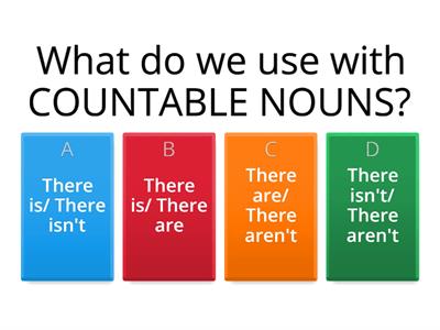 countable and uncountable nouns