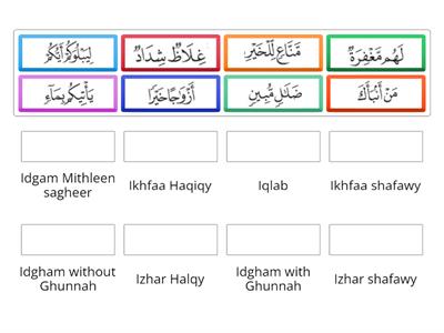  The Rules of Noon Sakinah and Tanween & Meem Sakinah