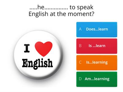  Present Simple Vs Present Continuous 2B Candelo