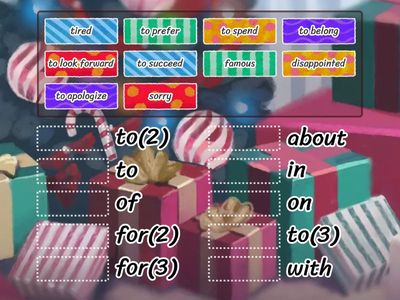 Dependent prepositions