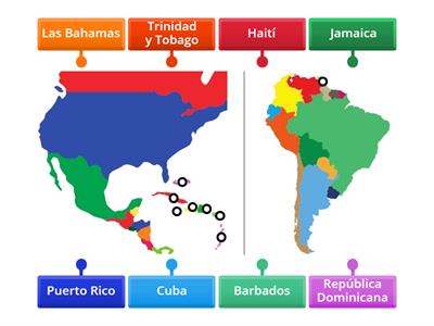 Países de américa [ Islas ]