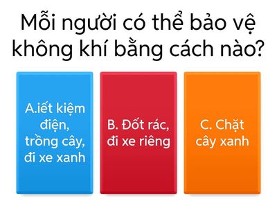 Môi trường không khí