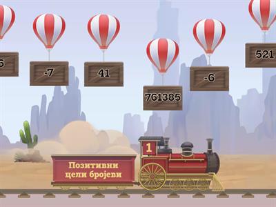 Позитивни и негетивни цели бројеви