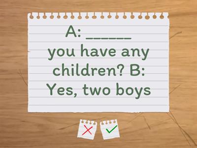 Grammar: Simple present (Level elementary 3B)