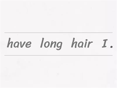 have / has + sentence structure