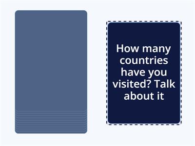 Travelling questions - warm-up