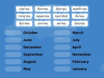 Months เดือน