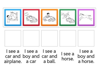Edmark Comprehension Lesson 10 Match up