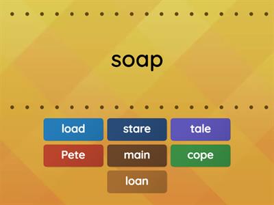 6.1 Find the Rhyming Word