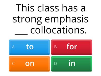 ESL 28 Chapter 8 Collocations