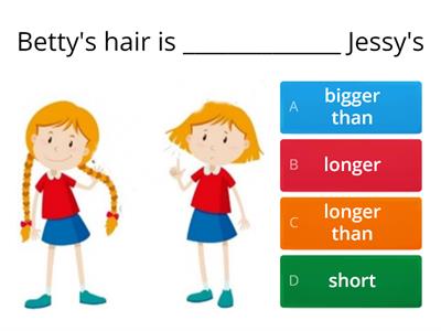  COMPARATIVE SHORT ADJECTIVES