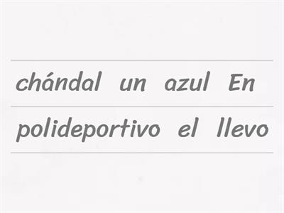 Year 5 Spanish- SB La ropa 