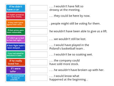 Mixed Conditionals - Advanced