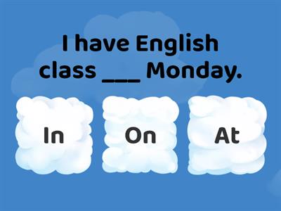 Prepositions (Adults Pre-Intermediate)