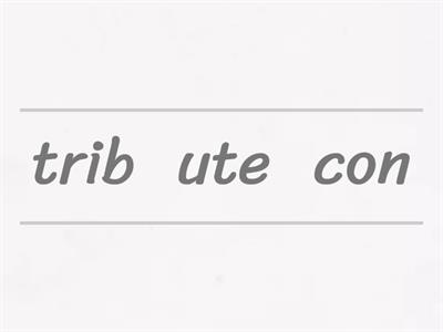 Wilson 4.3 Three Syllable Scramble