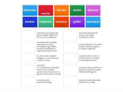 Suffix 'er' and 'or'