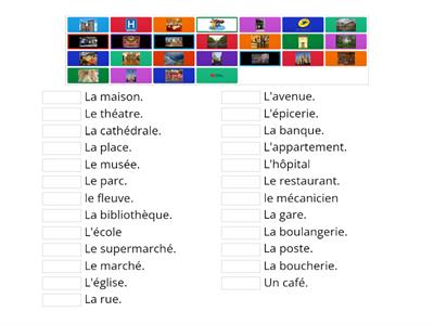 VOCABULAIRE DE LA VILLE