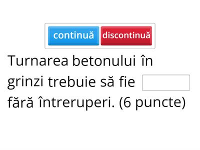 Test de evaluare - Exercițiul II 