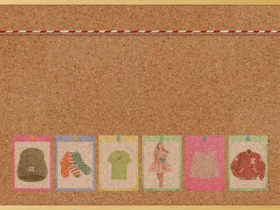  Put on/ take off clothes 