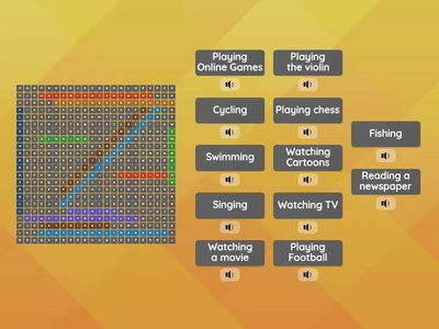 Word Search Hobbies - P6 Interview