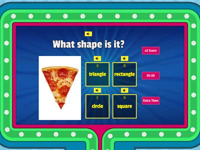 Shape (circle, triangle, rectangle, square)