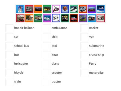 Forms of Transport