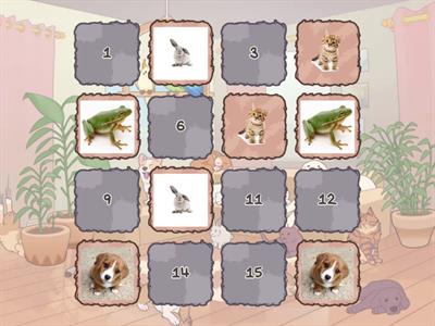 PETS MEMORY GAME