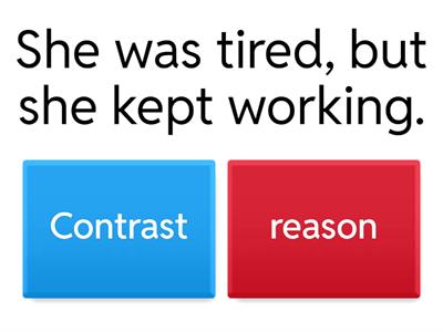 Conjunctions analysis by CoH