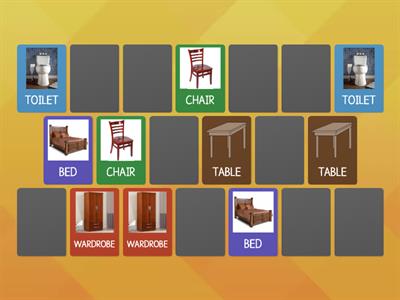 Furniture Memory Game