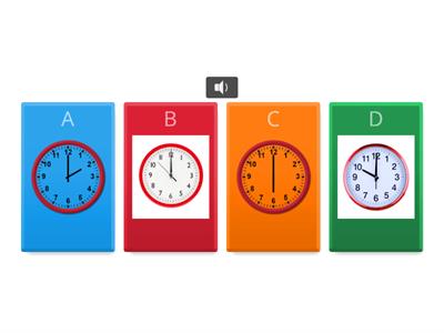 UHRZEITEN für Kinder / Anfänger - Volle und halbe-Stunden