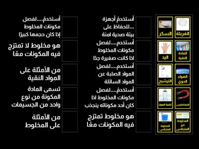 لعبة درس  المادة النقية والمخلوط/الصف الثالث/ إعداد المعلمة: د.أزهار داغـر