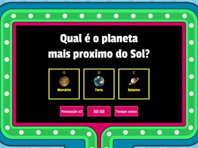 Quiz do sistema solar