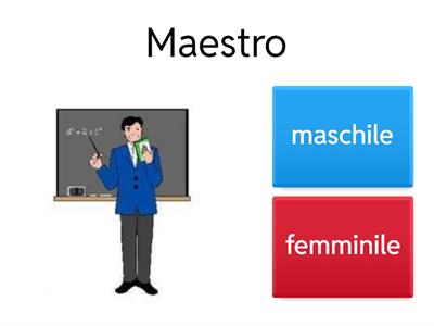 maschile o femminile?