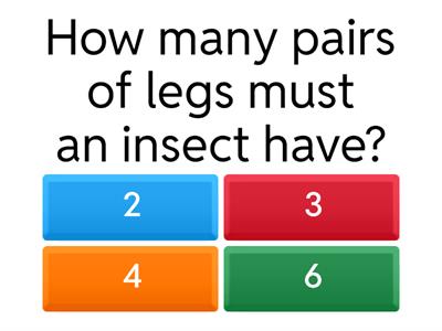 Insect World – Multiple Choice Quiz