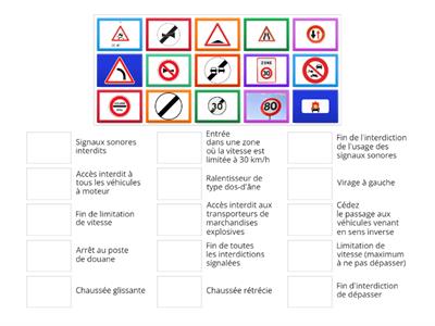 panneau code la route 2