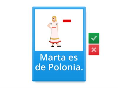 Explora 1 Unidad 1: Nacionalidades