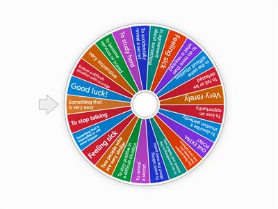 7 °, 8° grade Idiom Test #1