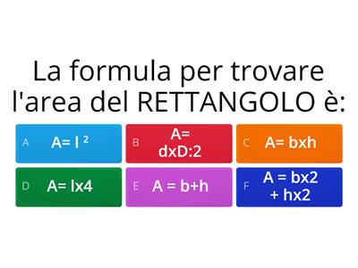 Formule relative alle figure piane