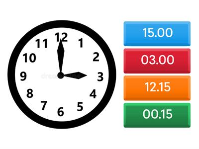 24 hour clock training