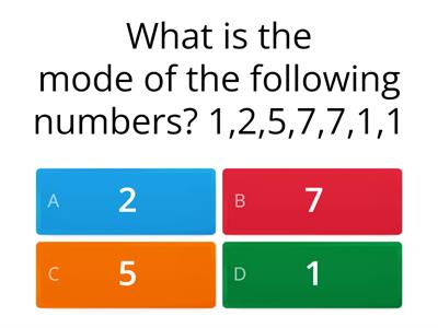 Averages Quiz