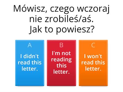 Reagowanie językowe part 1