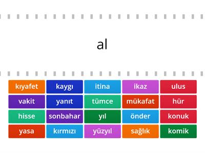 Eş Anlamlı Sözcükler